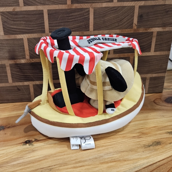 NWOT Hallmark Disney Jungle Cruise Itty Bittys Mickey & Minnie Mouse Plush - Picture 2 of 12